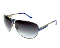 Just Cavalli Sunglasses JC 340 S 20W Metal dark ruthenium Gun - Blue Gradient Blue