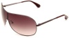 Marc By Marc Jacobs Women's MMJ 277-S MMJ277S Shield Sunglasses,Dark Ruthenium Frame/Brown Gradient Lens,One Size