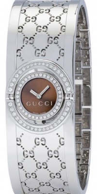 GUCCI Women's YA112504 Twirl 112 Series Diamond Bangle Watch