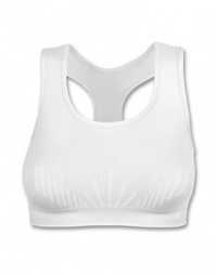 Champion Women's Seamless Reversible Sports Bra,White,Large