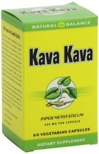 Natural Balance Kava Kava Root Veg Capsules, 450 Mg, 60 Count