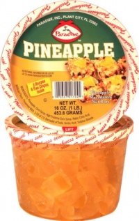 Paradise Pineapple Wedges, 16 Ounce Tubs (Pack of 3)