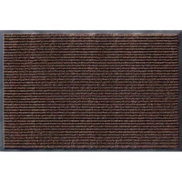 Apache Mills 01-033-1410 Rib Commercial Carpeted Indoor and Outdoor Floor Mat, Cocoa Brown, 2 by 3-Feet