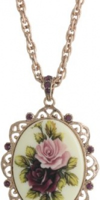 1928 Jewelry Manor House Victorian Pendant Necklace