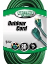 Coleman Cable 02353-05 80-Foot 16/3 Vinyl Landscape Outdoor Extension Cord, Green