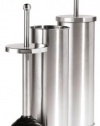 Stainless Steel Toilet Bowl Plunger Bathroom w/ Lid