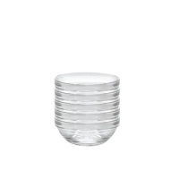 Duralex Lys 3-1/2-Inch Stackable Clear Bowl, Set of 6