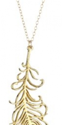 gorjana Peacock Gold-Plated Large Pendant Necklace