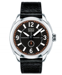 A handsome chronograph with sporty accents from esQ Movado's Excel watch collection.