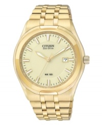 Embrace timeless style with this classic Eco-Drive Corso watch by Citizen.