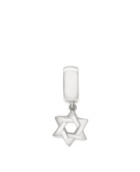 Cherish your heritage with this beautiful sterling silver Star of David bead. Donatella is a playful collection of charm bracelets and necklaces that can be personalized to suit your style!  Available exclusively at Macy's.