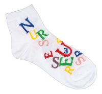 Prestige Medical 377-can Colored Alphabet Nurse Socks