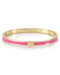 Simply styled, this bangle is just the bright touch, detailed with kate spade new york's signature.