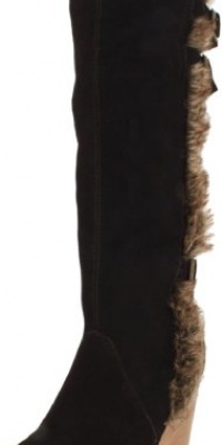 Naughty Monkey Women's Rabbit Heart Wedge Boot