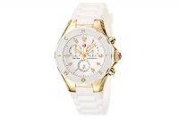 Michele Women's MWW12F000006 Tahitian Large Jelly Bean White Dial Watch