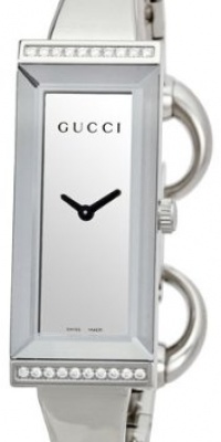 Gucci G-Frame Stainless Steel Bangle Ladies Watch YA127505