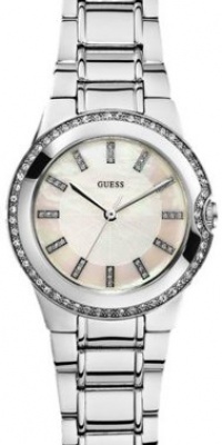 GUESS U11684L1 Feminine Sport Watch, Silver