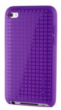 Speck Rubberized HD PixelSkin Case for iPod touch 4G -Purple