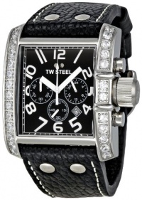 TW Steel Men's TW15 Goliath Black Dial Chronograph Watch