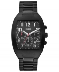 Dress up or down with this casual chronograph watch from GUESS.