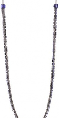 Kenneth Cole New York Urban Baguette Blue Baguette Snake Chain Long Necklace