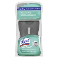 Lysol Healthy No-Touch Hand Soap, Gadget Only, Stainless Steel Look Colors May Vary