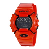 Casio Women's BG1006SA-4BCR Baby-G Orange Digital Sport Watch