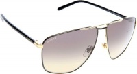 Gucci GG2213/S Sunglasses - 0WRU Shiny Black (ED Brown Gradient Lens) - 62mm