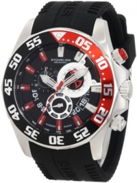 Stuhrling Original Men's 287A.331664 Nautical Nautico Sport Swiss Quartz Multi-Function Black Watch