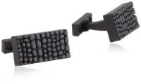 Kenneth Cole New York Men's Lizard Textured Cufflinks