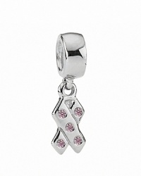 A portion of the proceeds for this beautiful and inspiring charm benefits the Susan G. Komen for the Cure® in support of their mission to save lives and end breast cancer forever.