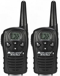 Midland LXT114 22-Channel 18-Mile FRS/GMRS Two-Way Radio (Pair)