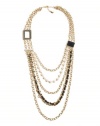 GUESS Multi-Strand Gold-Tone Necklace, GOLD