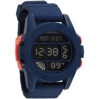 Nixon The Unit Navy-Red Watch