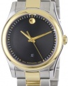 Movado Women's 0606484 Movado Sportivo Two-Tone Black Museum Dial Bracelet Watch