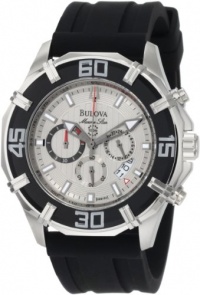 Bulova Men's 96B152 Solano Marine Star Rubber Strap Watch