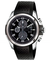 Citizen has created a modern sports watch with chronograph tech. Powered by Eco-Drive, running on both natural and artificial light, never needing a battery. From the Drive from Citizen Eco-Drive collection.