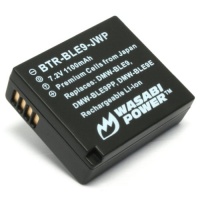 Wasabi Power Battery for Panasonic DMW-BLE9, DMW-BLE9E, DMW-BLE9PP and Panasonic Lumix DMC-GF3, DMC-GF5