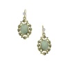 Fancy Drop Jade Green Vine Earrings