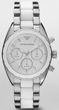 Armani Sportivo Chrono White Dial Women's watch #AR5940