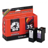 Lexmark 18C0535 High-Yield Black And Color Ink Cartridges - 1 Black and 1 Color