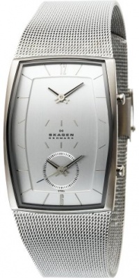 Skagen Men's 281LSS Dual-Time Mesh Watch