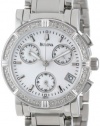 Bulova Women's 96R19 Diamond Chronograph Watch