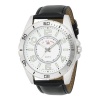 U.S. Polo Assn. Men's US5162 Silver Dial Black Strap Watch