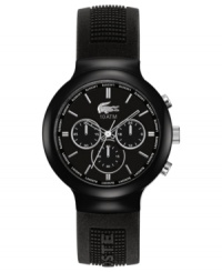 Set the standard for the day with this bold Borneo collection sport watch from Lacoste L!VE.