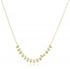 Mizuki 14k Cable Chain Necklace with Gold Beads