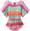 Ella Moss Girl Girls 7-16 Sunrise Top, Carmine, 10