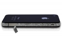 iPhone 4S Sparkling Vinyl Antenna Wrap for AT&T , Sprint, and Verizon - Sparkling Silver