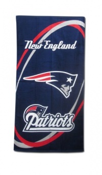 New England Patriots Fiber Reactive Pool/Beach/Bath Towel (Team Color)