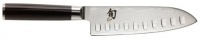 Shun DM0718 Classic 7-Inch Santoku Hollow Ground Knife